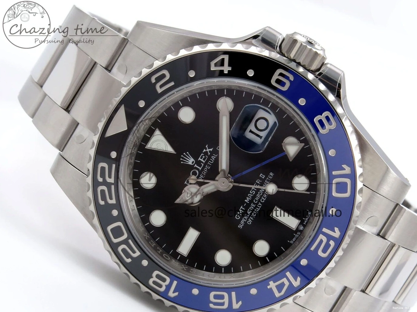 0411 GMT-Master II 126710 BLNR 904L THBF 1:1 Best Edition on Oyster Bracelet SH3285 CHS StreetReady 957